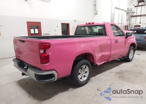 2021 Chevrolet Silverado 1500 2Wd Long Bed Wt из США, поврежденный, VIN 3GCNWAEF9MG258252